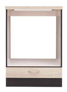 Dulap inferior de bucătărie sub cuptor Junona line DPK/60/82 (Wenge + Stejar sonoma)