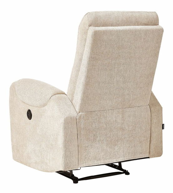 Fotelja za opuštanje Seabert (bež) (s LED rasvjetom)