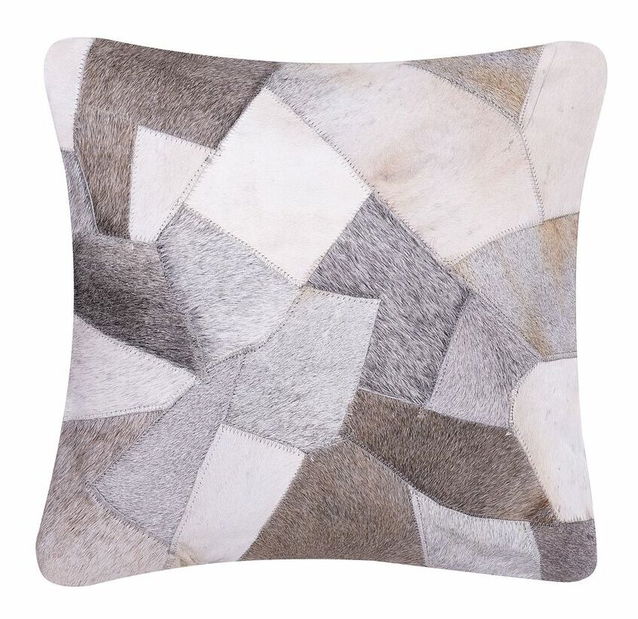 Sada 2 ozdobných vankúšov 45 x 45 cm Nelly (sivá)