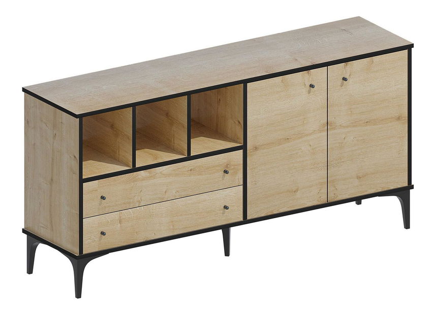 Komoda Aliex 2 (dub zafírový)