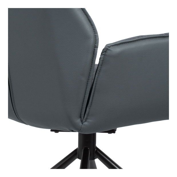 Blagovaonska stolica Hagga-399-GREY2 (siva + crna)