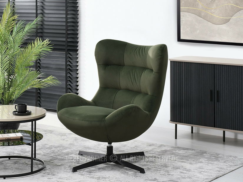 Fotoliu relax Sikula (verde + negru)