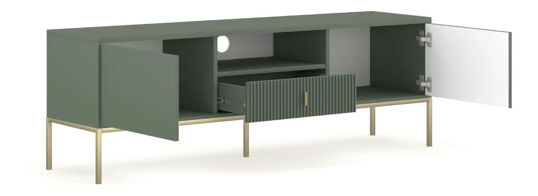 TV ormarić Militaba (zelena + zlatna) 