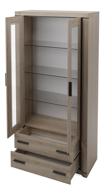 Široká vitrína Xavier XV-17 (sonoma) *výpredaj