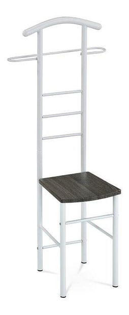 Stalak za odjeću Emergencias (crni hrast + bijela)