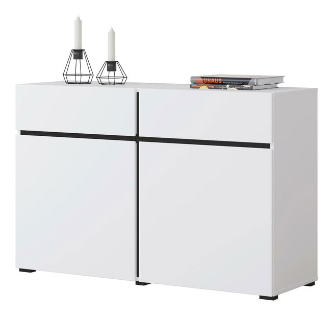 Komoda Crossroad W45 (crna + bijela)