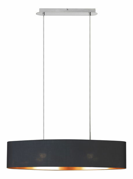 Függesztett lámpa Monica 2542 (fehér + arany + króm)