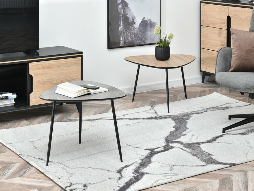 Stolić za kavu Rossi Zest Xl (sonoma + crna)