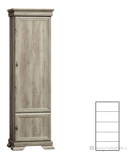 Policová skriňa Kora Krd1 Canyon