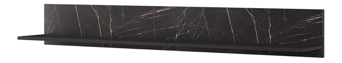 Nástenná polica Salzo SL04 (grafit + san sebastian) *výpredaj