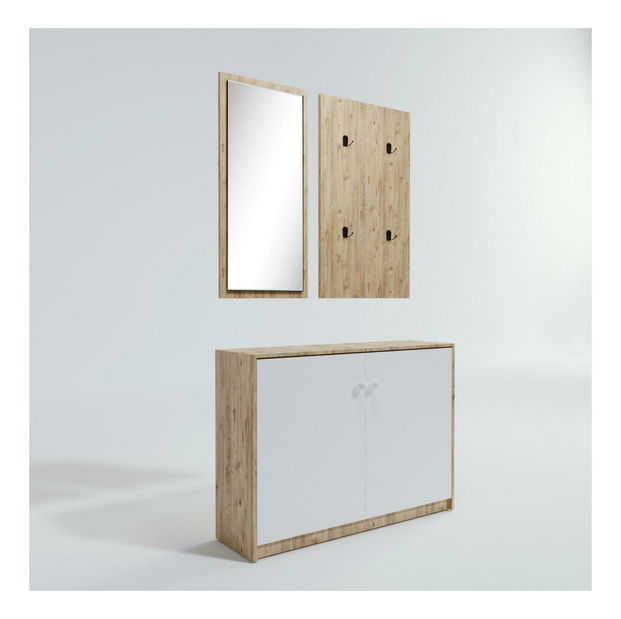 Mobilier Hol Vetide (stejar + alb) 