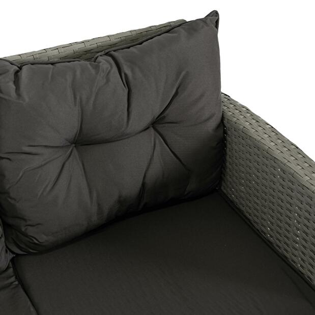 Záhradný set Comidas (sivá) (pre 7 osôb)