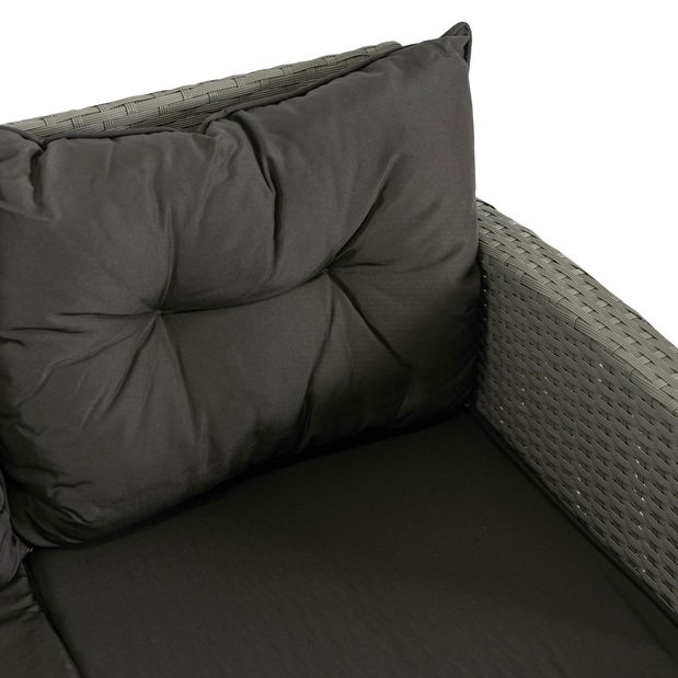 Set mobilier de grădină Comidas (gri) (pentru 7 persoane)