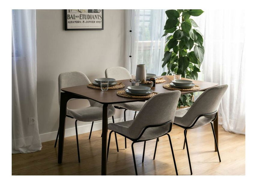 Jedálenská stolička Signale (béžovosivá)