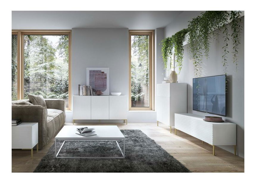 Masă TV Lamellito 140 (alb)