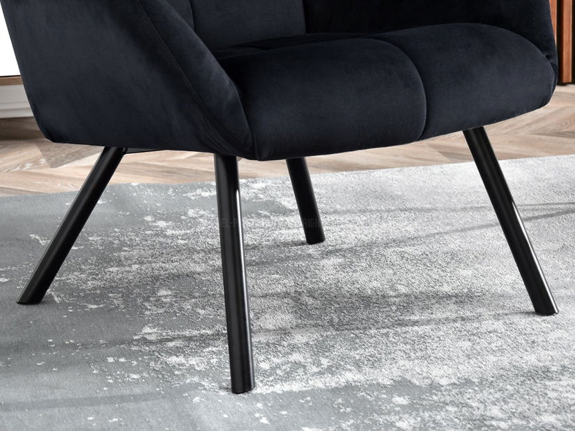 Relaxačné kreslo Norweien (čierna)