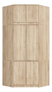 Dulap de haine de colț (cu suprastructură) Sentirse (stejar sonoma)