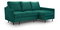 Rohová sedačka Robia (P) (zelená)