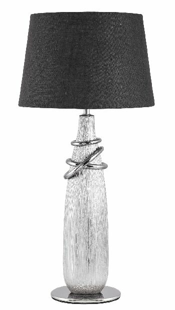 Stolová lampa Evelyn 4390 (strieborná + čierna)