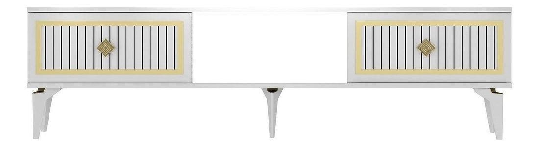 TV stolić/ormarić Kututa 2 (bijela + zlatna)