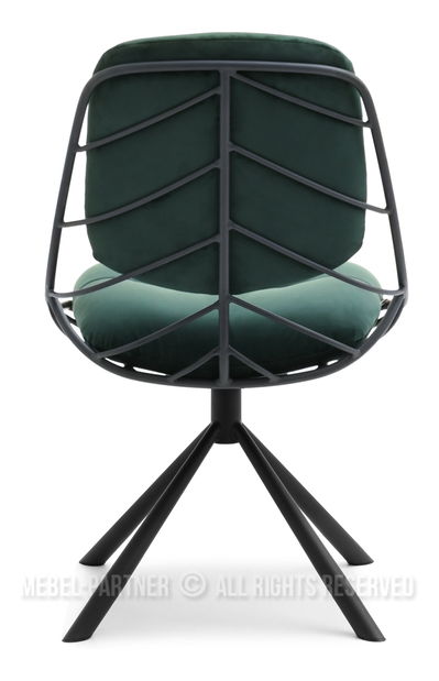 Stolica Brooklyn (zelena + crna)