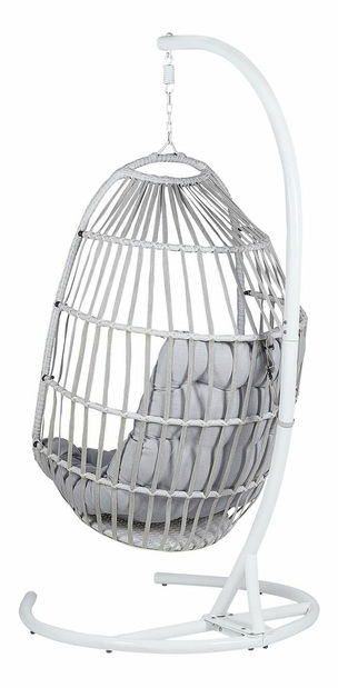 Závesné kreslo Samual (svetlosivá)