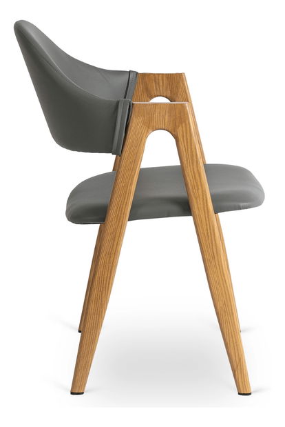 Jedálenská stolička Walsh (sivá) 