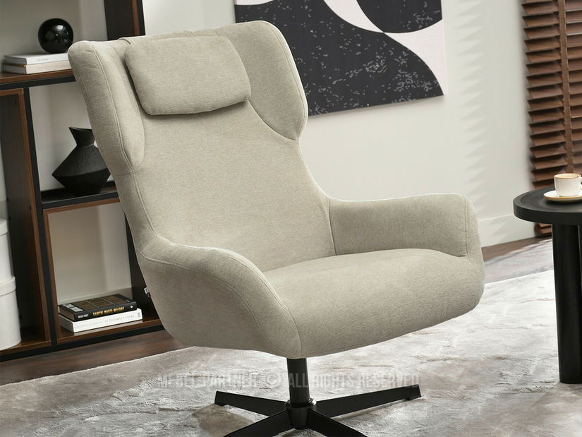 Fotoliu relax Irventendo (bej + negru)