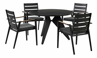 Set mobilier de grădină Olmza (negru)