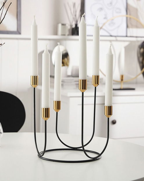 Svietnik PANEO (čierna)