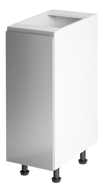 Dulap inferior de bucătărie D30 Aurellia (Alb + Gri lucios) (S)