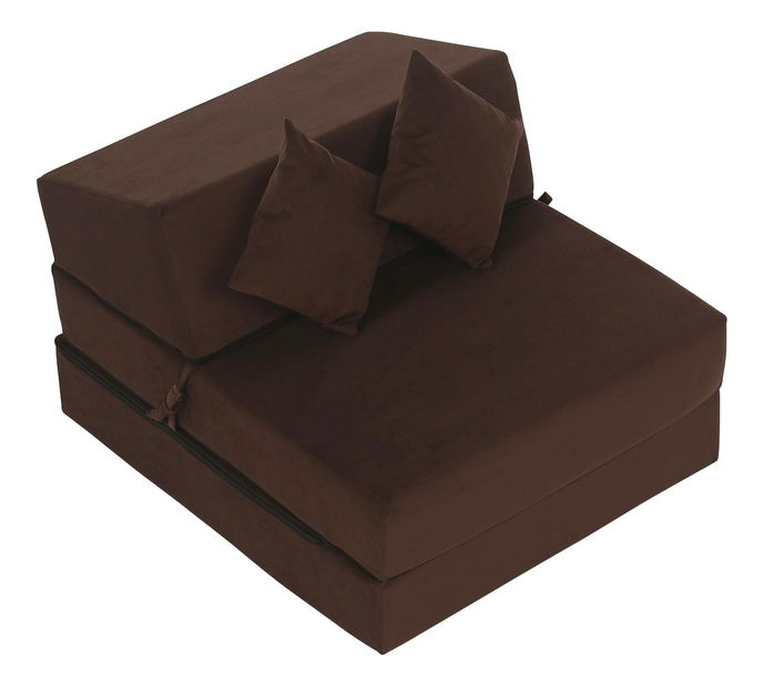 Fotelja ​​na razvlačenje Plantearan (tamno smeđa) 