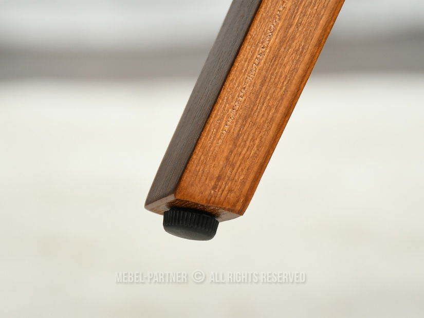 Stolica Aimee K (bež + orah)