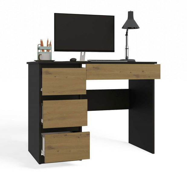 PC stolík Morin 1 (antracit + dub artisan) (L)