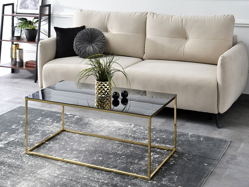 Stolić za kavu Bella Xl (crna + zlatna)