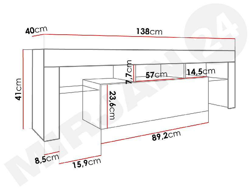 LED világítás CN1/CP1 (fehér) *kiárusítás