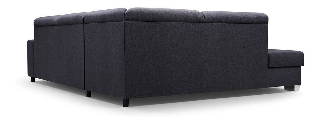 Rohová sedačka Dayle (čierna) (P)