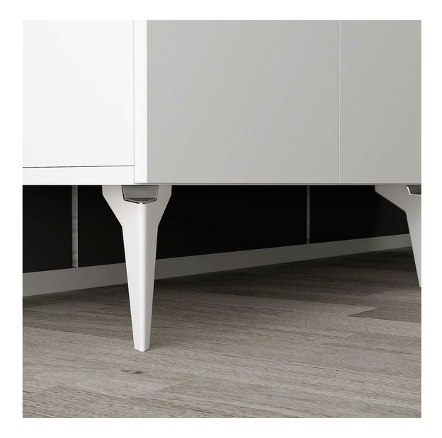 Dulap Tabivo (alb + arigintiu) 