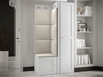 Predsoblje Torro XXV (bijela + bež)