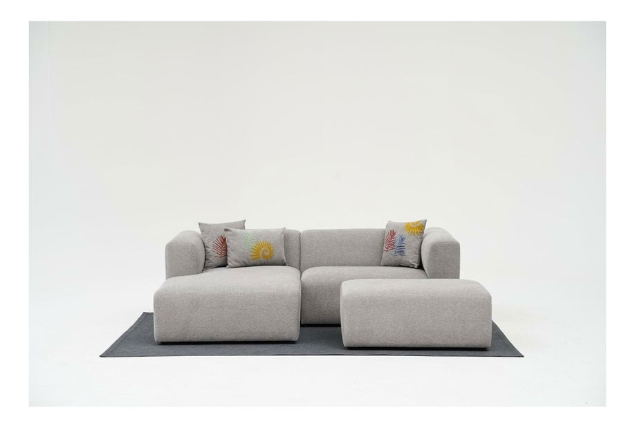 Colțar Lillybeth (S) (Gri deschis)