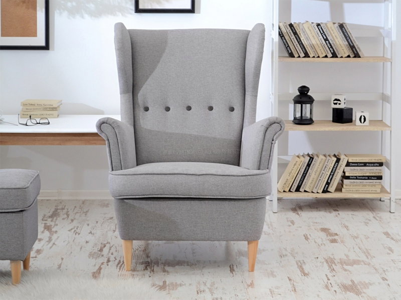 Relaxačné kreslo Margis (sivá)