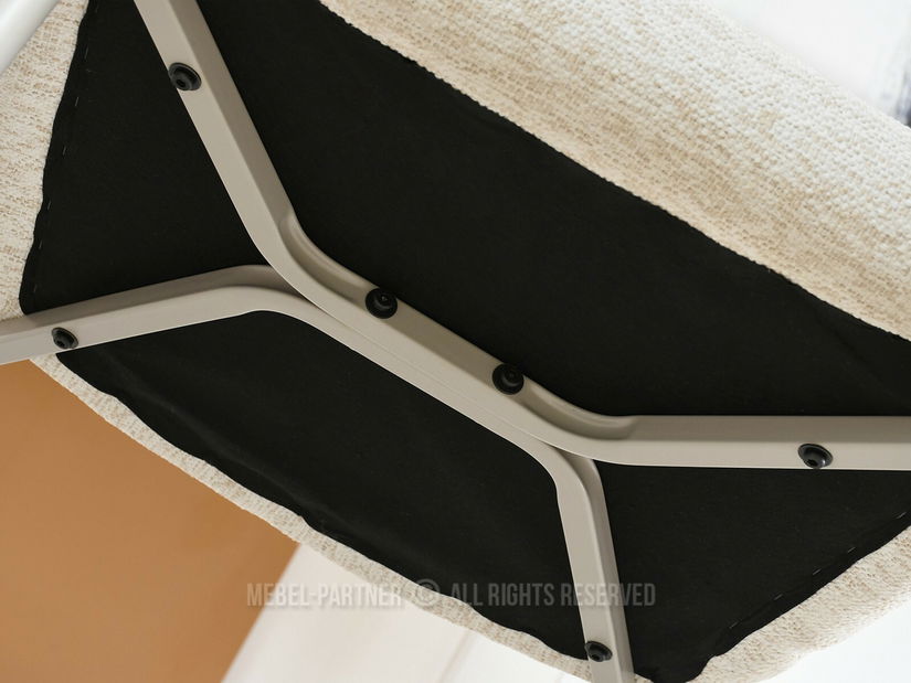 Kreslo Estrida F (krémová + sivá)