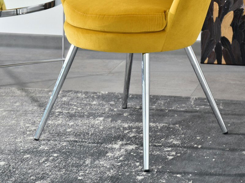 Fotoliu Lasair (muștar + auriu)