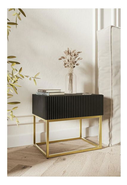 Éjjeliszekrény Vertigo V5 (fekete)