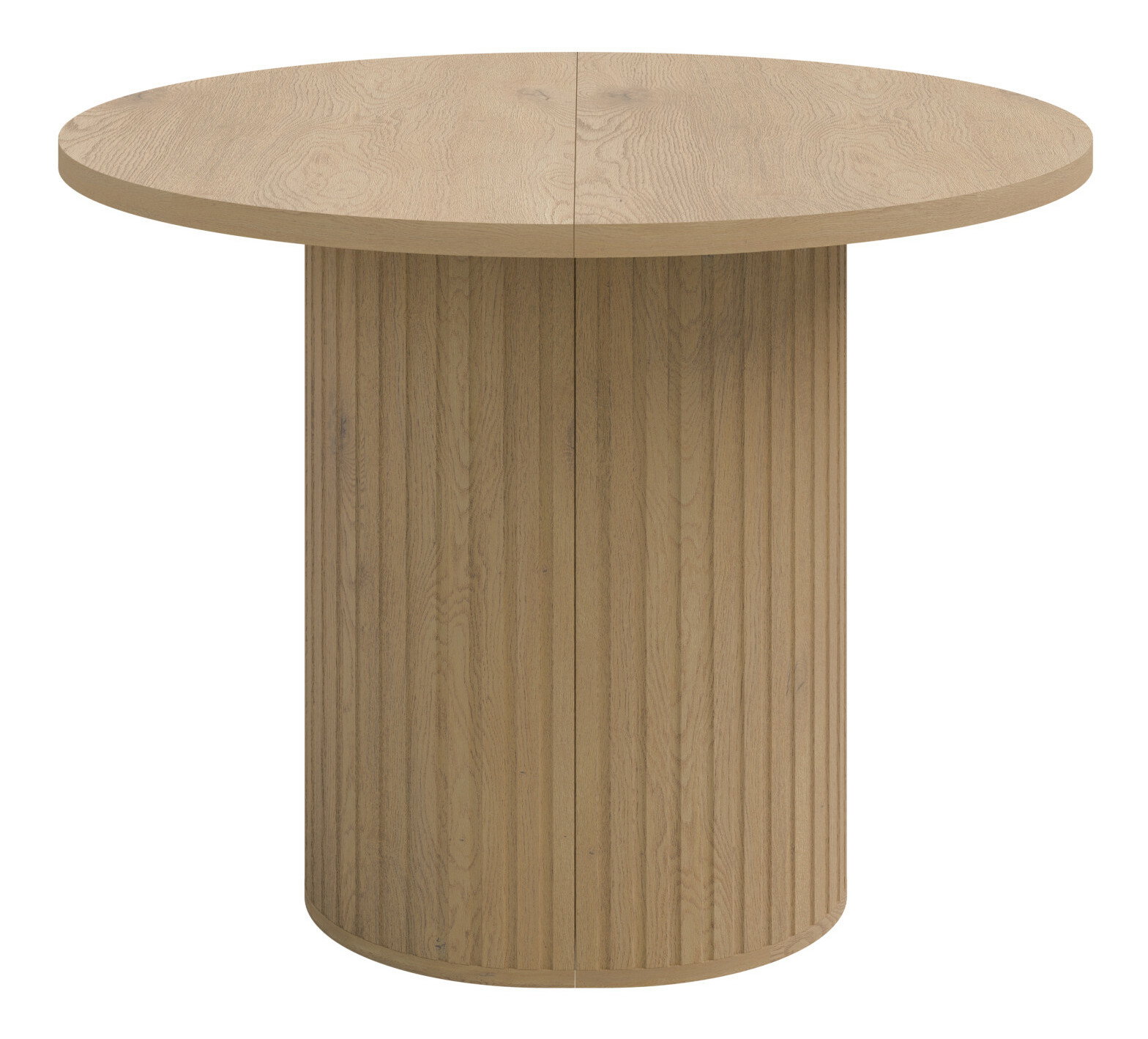 Rozkladací jedálenský stôl Ovalina (dub)