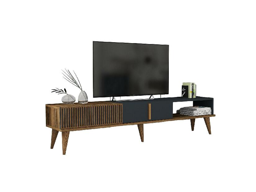 TV asztal/szekrény Tepeve (dió + antracit) 