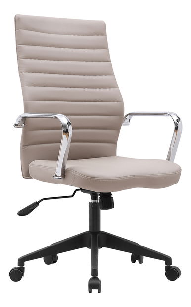 Irodai fotel lábtartóval Dolomite (sivobéžová)