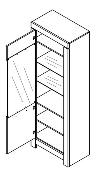 Vitrina Bloquearon 2 (bor canyon + hrast karabela) 