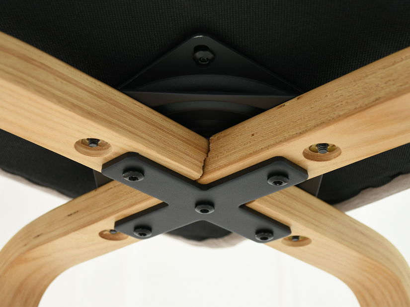 Jedálenská stolička Madres (béžová + dub)