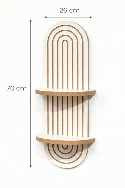 Polička Awall 2 (biela)
